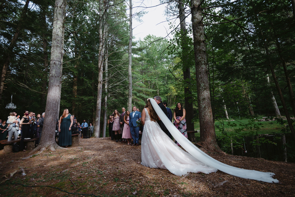 Magnolia Streamside Resort Pocono Wedding Michele and Scott